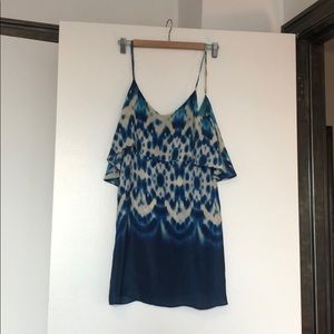 100% silk tie dye dress